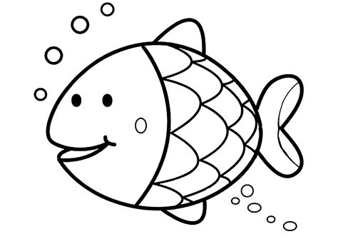 fish printable|125+ Fish Coloring Pages for Kids & Adults (Free Printable PDFs).